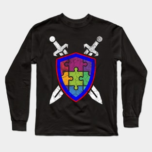 Legendary Sword & Shield Autism Long Sleeve T-Shirt